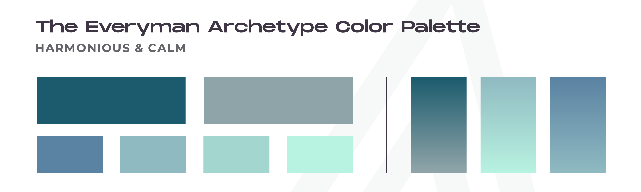 Brand Archetypes Color Palettes_The Everyman