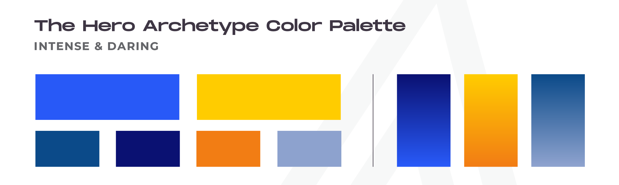 Brand Archetypes Color Palettes_The Hero