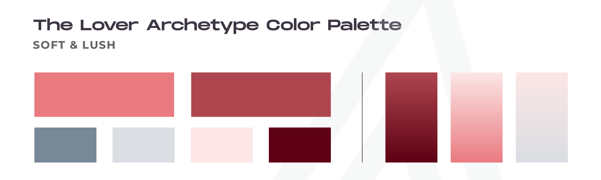 Brand Archetypes Color Palettes_The Lover