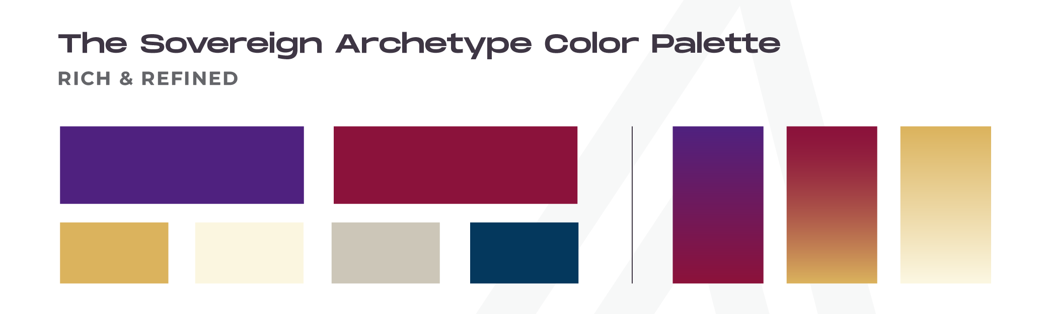 Brand Archetypes Color Palettes_The Sovereign